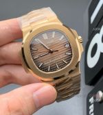 3K Factory Patek Philippe Nautilus 5711R Rose Gold with Brown Dial Watch